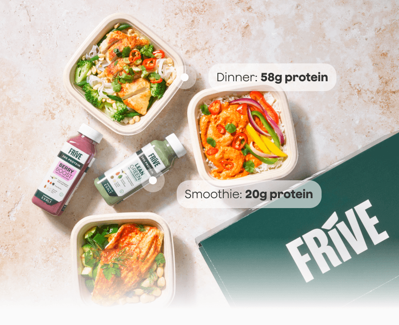High-protein Frive dinners
